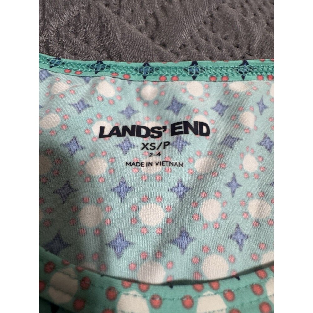 Lands End Long Sleeve Crew Neck Rash Guard Swim Outdoor Active Shirt XS - Picture 3 of 5